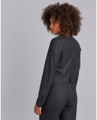 Veste 100% Laine Cesaria gris foncé