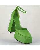 Babies en Cuir verni Ambra vertes - Talon 11.5 cm