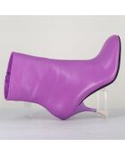 Lidia lila Lederstiefel - 9,5 cm Absatz