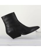 Boots en Cuir noires - Talon 5 cm