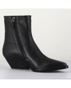 Boots en Cuir noires - Talon 5 cm