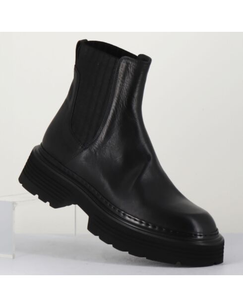 Chelsea boots en Cuir Scando noires