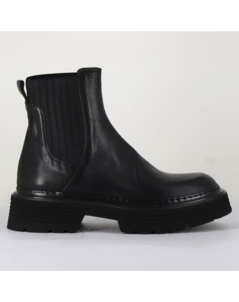 Chelsea boots en Cuir Scando noires