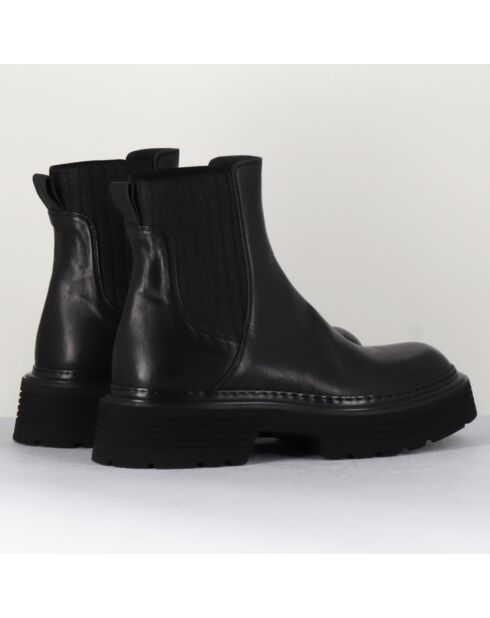 Chelsea boots en Cuir Scando noires