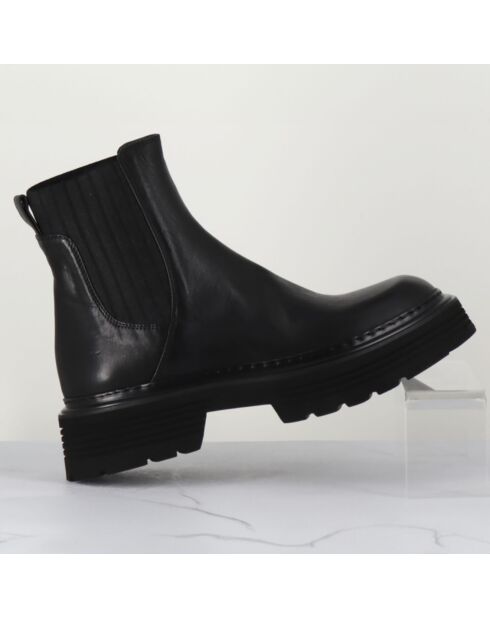 Chelsea boots en Cuir Scando noires