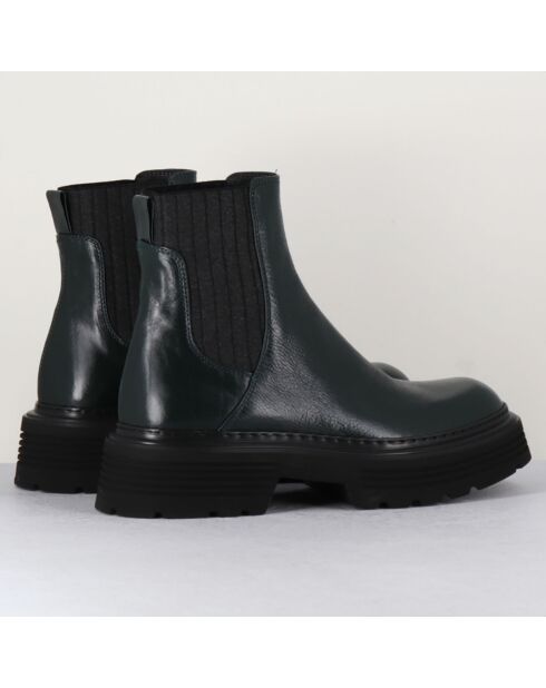 Chelsea boots en Cuir Scando grises