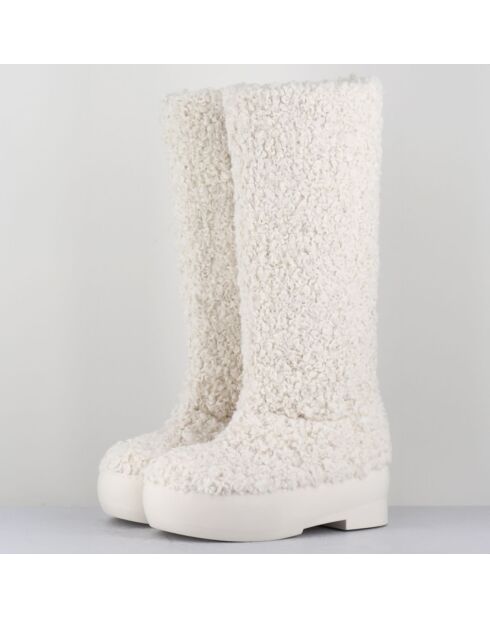Bottes fourrées Gia ivoire