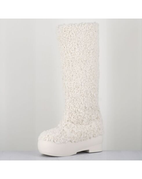 Bottes fourrées Gia ivoire