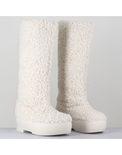 Bottes fourrées Gia ivoire