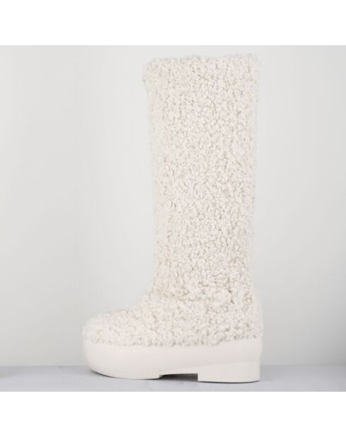 Bottes fourrées Gia ivoire