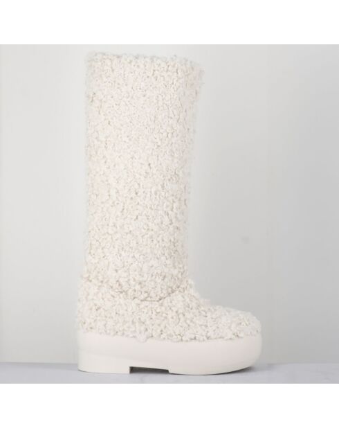 Bottes fourrées Gia ivoire