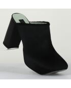 Mules en Velours de Cuir noires