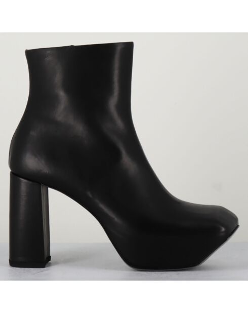 Bottines en Cuir noires