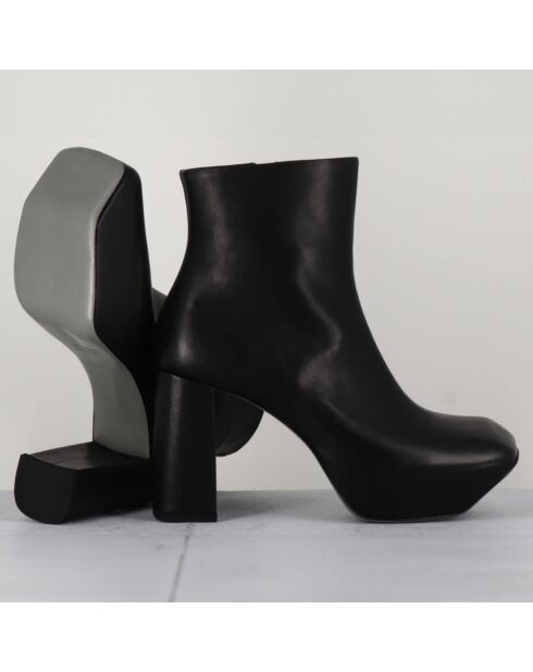 Bottines en Cuir noires