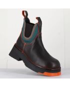 Chelsea boots en Cuir Kaya marron - Talon 5 cm