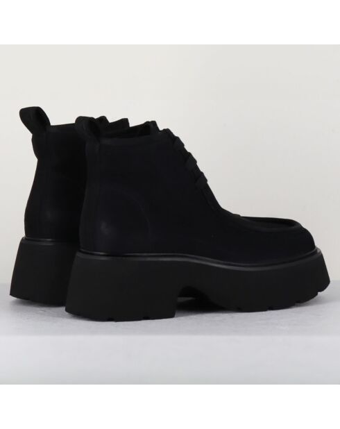 Boots en Cuir noires - Talon 6 cm
