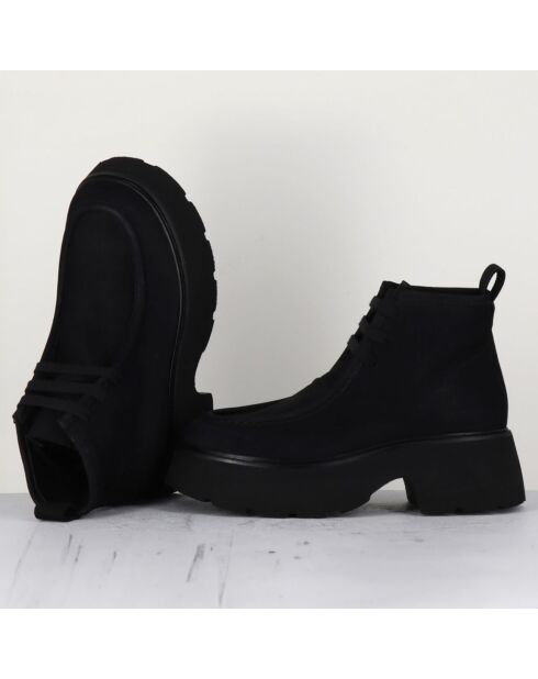 Boots en Cuir noires - Talon 6 cm
