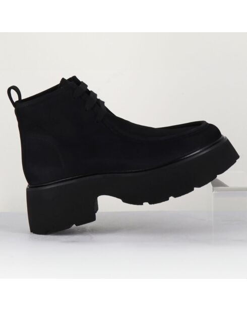 Boots en Cuir noires - Talon 6 cm
