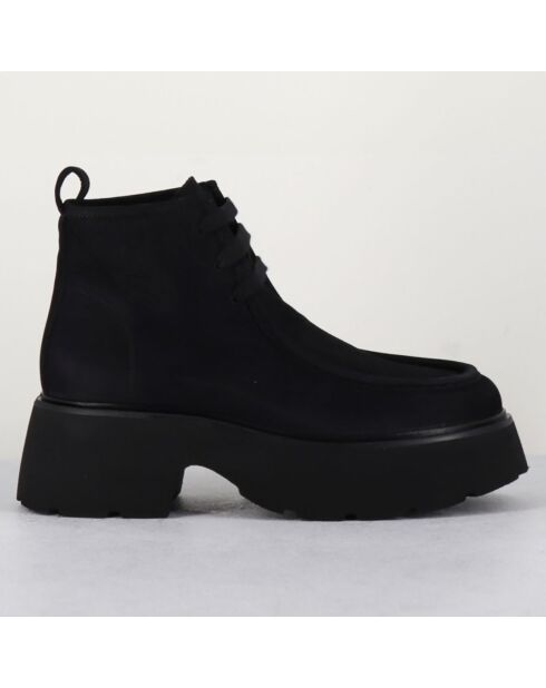 Boots en Cuir noires - Talon 6 cm