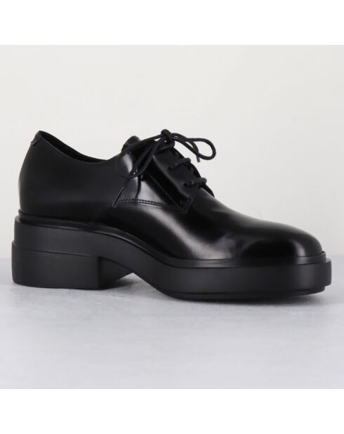 Derbies en Cuir noires - Talon 5.5 cm