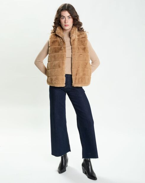 Gilet Suzy camel