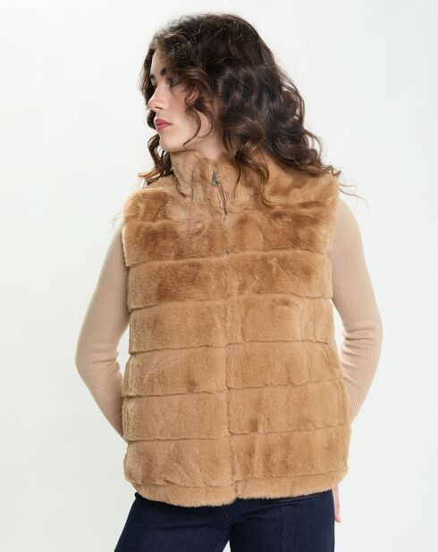 Gilet Suzy camel