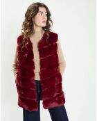 Gilet Lara brique rouge