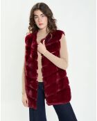 Gilet Lara brique rouge