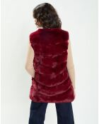 Gilet Lara brique rouge