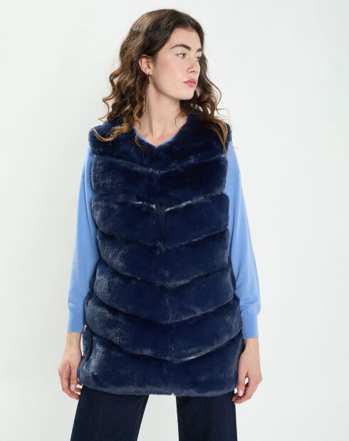 Gilet Lara bleu marine