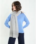 Écharpe Marie gris clair