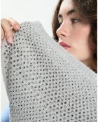 Écharpe Marie gris clair