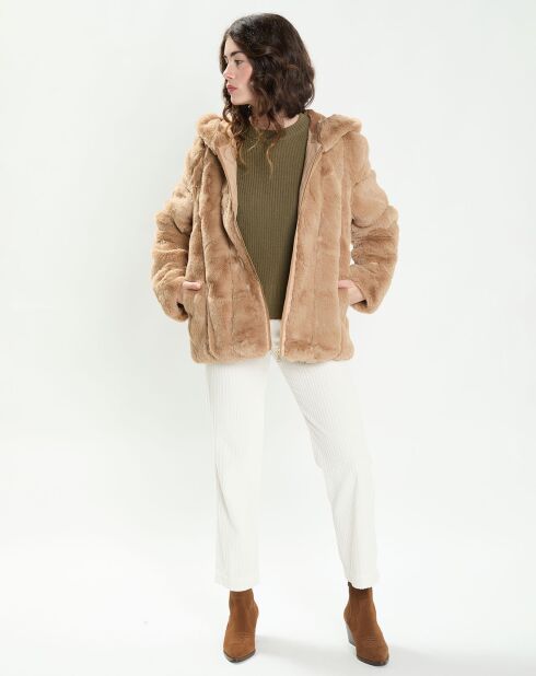 Manteau Carla camel