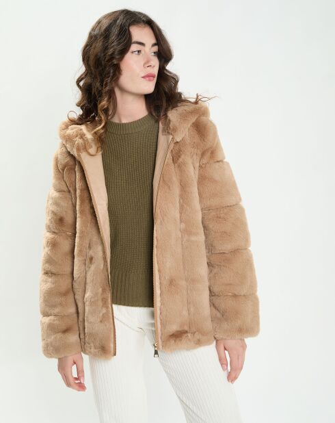 Manteau Carla camel