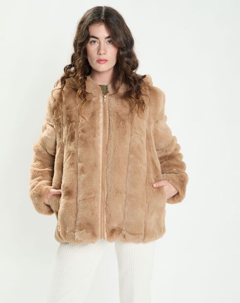 Manteau Carla camel