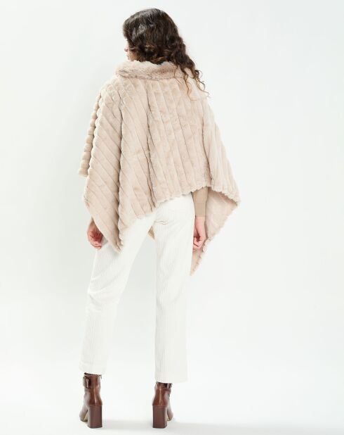 Poncho Ana beige