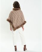 Poncho Lamia taupe