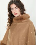 Poncho Camélia camel