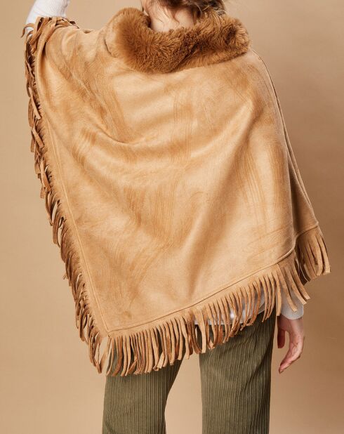 Poncho Stockholm camel