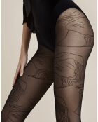 Collants à motifs Simonetta 30 deniers noirs