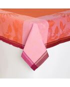 Nappe 100% Lin Jardin d'Orient terre battue