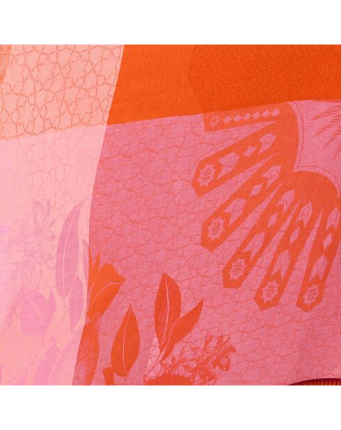 Nappe 100% Lin Jardin d'Orient terre battue