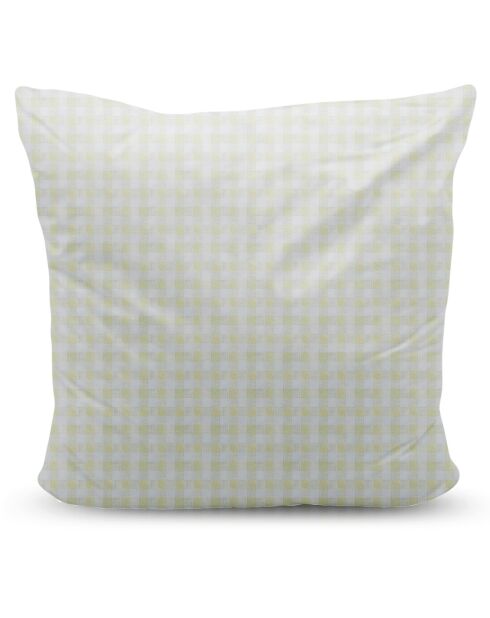 Oreiller Moelleux Vichy vert vichy vert/blanc - 60x60 cm