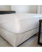 Protège Matelas Molleton imperméable blanc