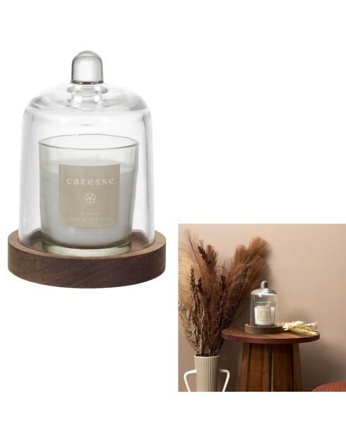 Bougie Parfumee Cloche Softness  multicolore - 11x15x11 cm