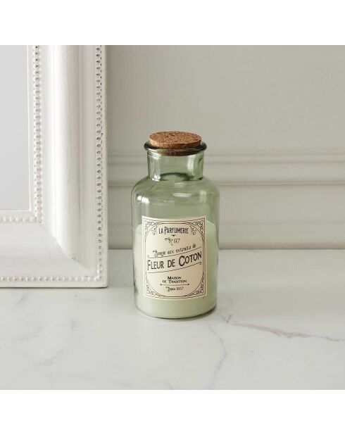 Bougie Parfumée Maison Tradition vert/ rouge/ blanc - 7.8x17x7.8 cm