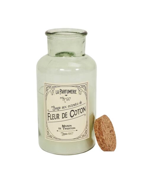 Bougie Parfumée Maison Tradition vert/ rouge/ blanc - 7.8x17x7.8 cm