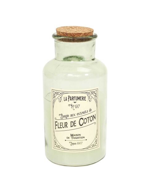 Bougie Parfumée Maison Tradition vert/ rouge/ blanc - 7.8x17x7.8 cm