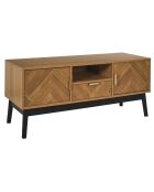 Meuble Tv Felix marron/ noir - 110x48x40 cm