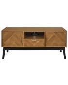 Meuble Tv Felix marron/ noir - 110x48x40 cm